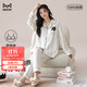 貓人睡衣女士純棉睡衣女2025新品睡衣秋季女長(cháng)袖長(cháng)褲翻領(lǐng)可外穿家居服
