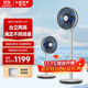萊克（LEXY）新品電風(fēng)扇 智能空氣調節扇 循環(huán)扇家用辦公落地扇F402 遙控控制無(wú)刷數碼電機風(fēng)扇空氣循環(huán)扇