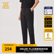 卡賓男裝LOGO印花休閑褲24夏新款修身時裝褲商場同款I(lǐng)224 煤黑色01 M /170/48