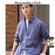 ABERCROMBIE & FITCH【李現(xiàn)同款】男裝25春夏美式經(jīng)典小麋鹿亞麻混紡襯衫KI125-5085 復(fù)古靛藍(lán) S (175/92A)