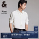 杰克·瓊斯（JACK&JONES）25年男裝白襯衫男士商務(wù)長(zhǎng)袖襯衣春天絲柔軟親膚垂感舒適精致襯衫 A06雪白色 常規(guī) L