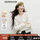 紅袖小香風(fēng)短外套春季2025新款女裝亮絲珠片正肩H型圓領(lǐng)通勤白色上衣 本白001 S