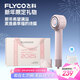 飛科（FLYCO）高速電吹風機家用負離子護發(fā)吹風筒速干便攜節(jié)日禮物鉆石粉FH6371配掛架