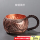 容山堂 紫銅茶杯 手工錘紋大小號(hào)品茗杯主人杯禪意功夫茶具單杯盞