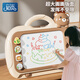 知貝兒童磁性畫(huà)板玩具可擦寫(xiě)嬰幼兒寫(xiě)字繪畫(huà)涂鴉男女孩生日禮物3-6歲1 萌熊超大號畫(huà)板-棕色【升級2畫(huà)筆+印章+繪畫(huà)包】 寶寶學(xué)畫(huà)畫(huà)寫(xiě)字板磁吸印章