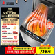 志高（Chigo）8公斤全自動(dòng)洗衣機 大容量洗烘一體 家用租房宿舍熱烘干洗衣機 洗脫一體定制程序 XQB80-188寶石灰