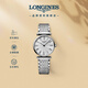 浪琴（LONGINES）瑞士手表 嘉嵐系列 石英鋼帶女表 L42094716 
