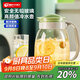 天喜涼水壺玻璃冷水壺大容量加厚耐熱冷水杯檸檬氣泡水具學(xué)生禮物