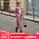 Olrain歐芮兒法式粉色牛仔外套女春裝新款復古甜美休閑外套 粉色 L
