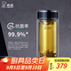 希諾（HEENOOR）雙層抗菌玻璃杯男女士隔熱鵝蛋高顏值高檔帶濾網(wǎng)茶杯車載便攜水杯 紫羅蘭410ml