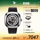 SEVENFRIDAY七個(gè)星期五手表P系列方形大表盤(pán)自動(dòng)機(jī)械表瑞士時(shí)尚男表 P1B/01 皮帶款