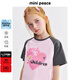 MiniPeace太平鳥童裝夏女童短袖T恤F2CNE2C23 粉紅色 150cm