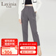 Lavinia Club拉維妮婭簡(jiǎn)約通勤輕熟商務(wù)西裝褲女秋新款立體九分褲J45K107S 灰色 M 165/72A