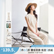 梵希蔓老錢風亞麻套裝女2025夏季新款簡約氣質(zhì)圓領(lǐng)上衣闊腿休閑褲 M9725 杏色 L