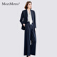MeetMetro瑪依爾西裝套裝女2026春季新款高端氣質(zhì)職業(yè)西服西褲兩件套 藏藍色【現貨閃電發(fā)】 S