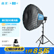 南光（NANLITE）FS-200B雙色溫補(bǔ)光燈 室內(nèi)直播平面人像拍攝燈 視頻錄制200W常亮燈 攝影棚打光燈 FS-200B+90快裝柔光箱（蛋格）+燈架