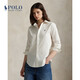 Polo Ralph Lauren 拉夫勞倫  女裝 25年早秋經(jīng)典版斜紋棉布襯衫RL27078 101-米色 XXS