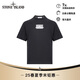 STONE ISLAND石頭島 25春夏純棉圓領(lǐng)印花LOGO短袖T恤 黑色 L