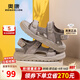 奧康男鞋夏季新款時(shí)尚休閑涼鞋舒適透氣軟底輕便運動(dòng)風(fēng)魔術(shù)貼男士涼鞋 1243723026杏色 43