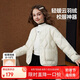 ASK JUNIOR【校服神器】女童羽絨服冬90絨保暖內(nèi)膽兒童羽絨服 米白色 160 