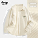 JEEP SPIRIT吉普襯衣男2025新款秋冬款加絨加厚男士襯衫燈芯絨保暖外套男款
