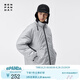 熊貓·本（ben.panda）棉衣男情侶韓版潮流戶外復(fù)古懷舊休閑立領(lǐng)春春保暖干部夾克 藏青灰/藍(lán)色格紋 巴爾斯雙面穿 M