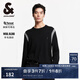 杰克·瓊斯（JACK&JONES）男裝衣服秋冬圓領(lǐng)靜奢風(fēng)商務(wù)休閑羊毛衫順滑莫代爾毛衣針織衫男士 E40 黑色 XS 165
