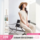 梵希蔓老錢風亞麻套裝女2025夏季新款簡約氣質(zhì)圓領上衣闊腿休閑褲 M9725 杏色 L
