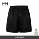 麥檬MM夏日輕盈醋酸短褲休閑褲商場(chǎng)同款25夏新品5G4251581 黑色 S