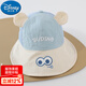 迪士尼（Disney）嬰兒防曬帽子夏季可愛薄款男寶寶遮陽帽大檐網(wǎng)眼漁夫帽小童太陽帽 PT 眼睛yan拼網(wǎng)寬沿-藍(lán)色 50 建議7個(gè)月-3歲/頭圍46-51cm x