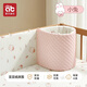 愛(ài)貝迪拉嬰兒床圍欄軟包加高一片式純棉防撞護邊寶寶平接床兒童拼接床圍擋 辛蒂小兔【高28cm】 長(cháng)度【80cm】