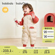 巴拉巴拉balaOne童裝兒童羽絨服連體衣2025冬裝哈衣爬服萌趣208425120204