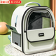 歡刻貓包外出大號寵物包太空艙貓咪背包便攜包貓狗雙肩包貓包車(chē)載箱包 卡其棕