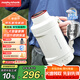 摩飛電器（Morphyrichards）電熱水壺 便攜式燒水壺 家用戶(hù)外旅行1L大容量雙層304不銹鋼保溫防燙旅行電水壺電熱水杯MR6061白