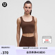 lululemon丨Wunder Train 女士低圓領(lǐng)運(yùn)動(dòng)背心 *羅紋 LW1EOOS 熔巖棕 S /6
