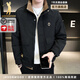 JASONWOOD男士外套2025新款春秋立領(lǐng)時(shí)尚工裝風(fēng)潮流休閑夾克男 黑色 （春秋款） [官方正品] L /110-125斤 [90天免費換]
