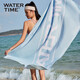 WATERTIME/水川 游泳浴巾速干沙灘巾毛巾浴袍運(yùn)動(dòng)兒童吸水巾男女斗篷巾