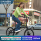 大行（DAHON）自行車20英寸20速超輕鋁合金碟剎成人單車KBA005 黑色BA款油碟