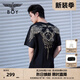 BOY LONDON【暗黑羅盤(pán)】夏情侶款短袖權杖印花炸街潮牌T恤N01906 N0103902 M