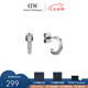 丹尼爾惠靈頓（DanielWellington）明星同款 DW耳釘 男女時尚飾品七夕情人節(jié)禮物送女友送禮 銀色DW00400147