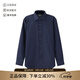 杰尼亞（Zegna）新品 男士棉質(zhì)Trofeo正裝商務(wù)長袖襯衫男裝禮物男 9MS0BA 601080A6 深藍色 40 /m