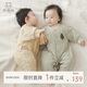 乖奇熊【暖護棉】嬰幼兒夾棉連體衣秋冬季保暖棉服寶寶加厚抗菌哈衣爬服