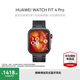 華為（HUAWEI）WATCH FIT 4 Pro智能運(yùn)動手表 進(jìn)階運(yùn)動 鈦金屬表圈 藍(lán)寶石玻璃大屏 長續(xù)航藍(lán)牙通話 國家補(bǔ)貼15% 曜石黑 氟橡膠表帶
