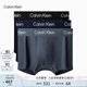 Calvin Klein內(nèi)衣【七夕禮物】25春夏男士三條裝ck低腰輕薄無痕內(nèi)褲男NP2778O RT0-太空黑/藏藍(lán)/炭灰 3條 XL
