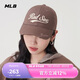 MLB帽子男女情侶虞書欣明星同款硬頂棒球帽鴨舌帽3ACPV035N-43BRL-F