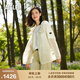 AIGLE艾高輕量夾克春夏WR防潑水ELG易打包戶(hù)外休閑連帽女士外套 茉莉白 BC531 42