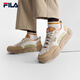 FILA 斐樂官方男鞋帆布鞋2025秋季漢堡鞋透氣休閑鞋運動鞋