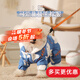 華元寵具（hoopet）狗狗衣服冬天保暖四腳羽絨服寵物小型犬比熊柯基棉服泰迪冬季衣服 【加厚加絨】四腳棉服 藍 2XL：背長(cháng)41cm【建議12-15斤】