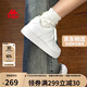 卡帕（Kappa）女鞋秋季2025新款透氣小白鞋子女百搭休閑運(yùn)動(dòng)板鞋女 鷺羽白 37
