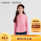 巴拉巴拉balaOne童裝女童長(cháng)袖t恤兒童2025秋裝條紋衫休閑上衣208325100008